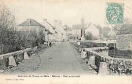 Delcampe - Bernay * La Rue Principale Du Village * Environs De Rozoy En Brie - Bernay