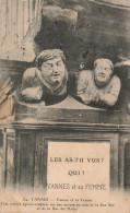 Delcampe - [-15%] FRANCE - Vannes - Vannes Et Sa Femme - Très Vieilles Figures Sculptées Sur Une Maison Au Coin  - Carte Postale An - Vannes