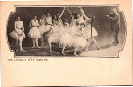 Delcampe - DANSE - Danseuse Artiste - Spectacle Préparation D'un Groupe - Tanz