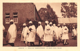 Delcampe - LESOTHO Lessouto Ecole De THABANA MORENA Carte Vierge Non Circulé éd Braun (Scans R/V) N° 27 \MP7102 - Lesotho