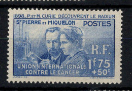 Delcampe - SPM - YV 166 N* MH , Curie , Cote 30 Euros - Unused Stamps