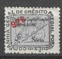 Delcampe - Compª.Geral De Crédito Predial Português VINHETAS Especiais Representativas Da Entrega De Prestações 1923 - Vignetten (Erinnophilie)