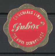 Delcampe - Reklamemarke Chocolats Fins Gubot, Die Gute Schokolade - Vignetten (Erinnophilie)