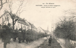 Delcampe - [-15%] FRANCE - En Alsace - Sentheim - Après Un Violent Engagement - Troupes Rentrant Au Repos - Animé - Carte Postale A - Thann