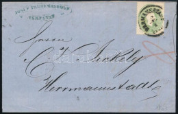 Delcampe - 1863 3kr Helyi Levélen / On Local Cover "HERMANNSTADT" - Other & Unclassified