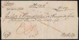 Delcampe - 1821. Október 8-án Nagyszebenben Magánszemély által Feladott, Miskolc Portómentességét élvező Hivatalának Címzett, Részb - Other & Unclassified