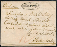 Delcampe - 1840 Portós Levél / Unpaid Cover "OKOLITSNA" - Rakovitz - Other & Unclassified