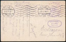 Delcampe - 1914 Pola Képeslap Haditengerészeti Postával / Pola Postcard "S.M.S. SPALATO" - Other & Unclassified