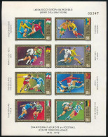 Delcampe - ** 1972 Labdarúgó VB Vágott Blokk / Mi 2751-2758 Imperforate Block - Other & Unclassified