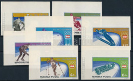 Delcampe - ** 1975 Téli Olimpia ívsarki Vágott Sor / Mi 3089-3095 Imperforate Corner Set - Other & Unclassified
