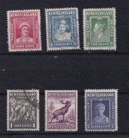 Delcampe - NEWFOUNDLAND. JOLI LOT ANNEES 40 NEUFS* ET OBLITERES.TRES INTERESSANT  . LIRE COMMENTAIRE - 1857-1861