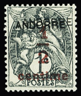 Delcampe - ** N°1a 1/2c Sur 1c Gris-noir, Variété Double Surcharge, Neuf **, TB, Rare. Signé Calves - Sonstige & Ohne Zuordnung