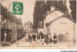Delcampe - CAR-ABZP2-0099-17 - PONT-L'ABBE-D'ARNOULT - La Gare - Train - Pont-l'Abbé-d'Arnoult