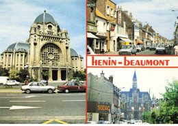 Delcampe - 62 HENIN BEAUMONT AE#DC554 L EGLISE LA VILLE ET SES MAGASINS LA MAIRIE - Henin-Beaumont