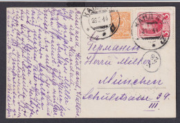 Delcampe - Rußland Ansichtskarte MIF Nach München Boot Schiff - Briefe U. Dokumente