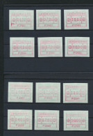 Delcampe - Luxemburg Europa Briefmarken Lot ATM Automatenmarken - Covers & Documents