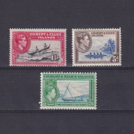 Delcampe - GILBERT & ELLICE 1939, SG# 45-52, Part Set, KGVI, MH - Isole Gilbert Ed Ellice (...-1979)