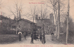 Delcampe - Z++ Nw-(82) ST NICOLAS DE LA GRAVE - ENTREE DE LA VILLE - ANIMATION - VILLAGEOIS - Saint Nicolas De La Grave