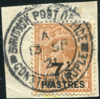 Delcampe - 769785 USED LEVANTE INGLES 1921 SELLOS DE GRAN BRETAÑA DEL 1912 - Levante Britannico