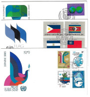 Delcampe - UNITED NATIONS 1978-82 3 FDC SETS. - Lettres & Documents