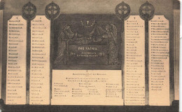 Delcampe - [-15%] MILITARIA - Plaque Commémorative à La Mémoire Des 131 Officiers Sous-officiers Et Soldats - CMB - Carte Postale A - Soldatenfriedhöfen