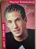 Delcampe - Card Maarten Stekelenburg - Ajax - 2002-2003 - Football Fussball Soccer Voetbal - AS Roma Fulham AS Monaco - Fussball