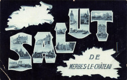Delcampe - [-10%] BELGIQUE - Merbes Le Château - Salut De Merbes Le Château - Multi-vues - Carte Postale Ancienne - Merbes-le-Chateau