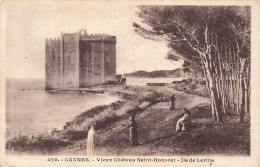 Delcampe - [-15%] FRANCE - Cannes - Vieux Château Saint Honorat - Ile De Lerins - Carte Postale Ancienne - Cannes