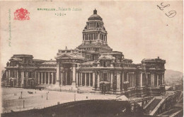 Delcampe - [-15%] BELGIQUE - Bruxelles - Palais De Justice - Vue Générale - De Lextérieure - Animé - Carte Postale Ancienne - Sonstige & Ohne Zuordnung