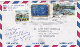 Delcampe - SA22f Canada, Regina Sask 1995 To Groningen, Netherlands Air Mail Cover. - Sonstige & Ohne Zuordnung
