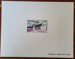 Delcampe - Nouvelle Calédonie - 1981 Epreuve De Luxe - Poste Aérienne N° 219 Roffrey Liaison Postale Calédonie Australie - Imperforates, Proofs & Errors