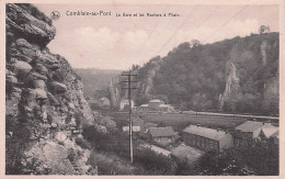 Delcampe - COMBLAIN Au PONT - La Gare Et Les Rochers A Pitain - Comblain-au-Pont