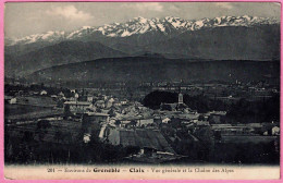 Delcampe - 38 - B35350CPA - CLAIX - GRENOBLE - Vue Générale Et La Chaine Des Alpes - Très Bon état - ISERE - Claix