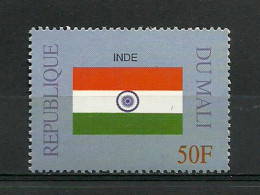 Delcampe - Mali 1999 Flags Drapeaux Flaggen Banderas Bandiere - India - Nice Topical Stamp Limited Issue - Superb MNH - Stamps