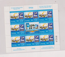 Delcampe - SERBIA  2008 Nice Sheet  Swimming FINA MNH - Serbien