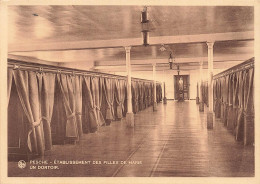 Delcampe - [-10%] BELGIQUE - Pesche - Etablissement Des Filles De Marie - Un Dortoir - Carte Postale - Philippeville