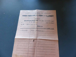 Delcampe - VP-4513 , BANQUE POPULAIRE De L'Aude Et De L'Ariège, CREDIT POPULAIRE DE FRANCE, 1955 - Bank & Versicherung