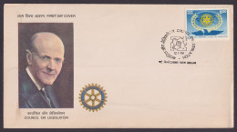 Delcampe - Inde India 1998 FDC Council On Legislation, Rotary International, Paul Harris, First Day Cover - Covers & Documents