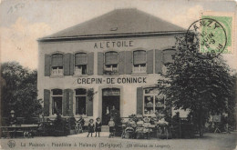 Delcampe - [-15%] BELGIQUE - Halanzy - La Maison - Frontière - A Létoile - Crepin De Coninck - Animé - Nels - Carte Postale An - Aubange