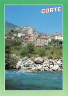 Delcampe - [-15%] FRANCE - Corte - La Restonica Et La Citadelle - Edition Desjo - Vue Générale - Carte Postale - Corte