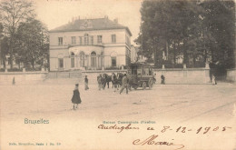 Delcampe - [-15%] BELGIQUE - Bruxelles - Maison Communale DIxelles - Voiture - Cheval - Animé - Ed Nels - 1905 - Carte Postal - Ixelles - Elsene