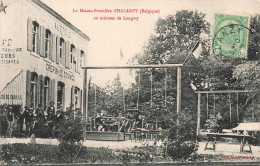 Delcampe - [-15%] BELGIQUE - Halanzy - La Maison Frontière DHalanzy - Crepin De Connick - Animé - JB Marie - Carte Postale An - Aubange