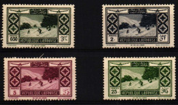 Delcampe - Libanon 196 Und 198 Und 200 Und 203 Postfrisch Wintersport #HQ568 - Liban