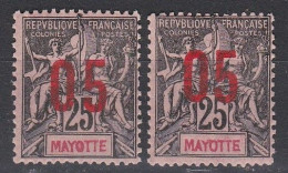 Delcampe - Mayotte N° 25A * - Unused Stamps