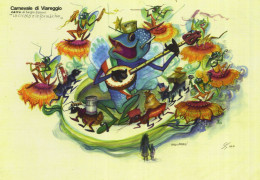 Delcampe - CARNEVALE DI VIAREGGIO - 1975 - LA CICALA E LE FORMICHE - (rif. A07) - Viareggio