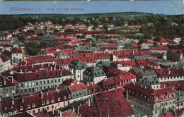 Delcampe - [-10%] FRANCE - Mulhausen L E - Blick Auf Den Rebberg - Colorisé - Quartier Du Rebberg - La Ville - Carte Postale Ancien - Mulhouse