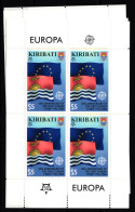 Delcampe - Kiribati 993-996 Postfrisch Kleinbogensatz Europaflagge #IB089 - Kiribati (1979-...)