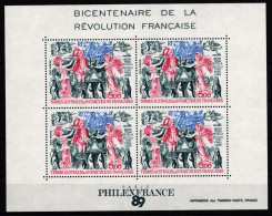 Delcampe - Franz. Antarktis Gebiete Block 1 Mit 4 X 257 Postfrisch Geschichte #IB139 - Other & Unclassified