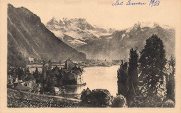 Delcampe - [-10%] SUISSE - Veytaux - Les Dents Du Midi - Massif - Sommets - Montagne - Neige - Lac Léman - Maison - Carte Postale A - Sonstige & Ohne Zuordnung