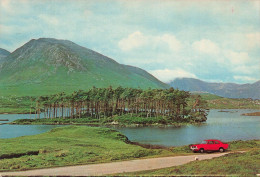 Delcampe - [-5%] IRLANDE - Galway - Connemara - Derryclare Lough - Maamturk Mountains - Twelve Pins - Voitures - Carte Postale - Galway